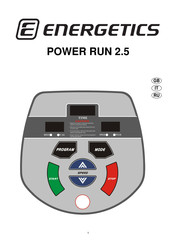Energetics POWER RUN 2.5 Owner's Manual