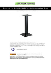 Pronomic 00097373 Manual