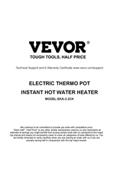 VEVOR EKA-3.2CK Quick Start Manual