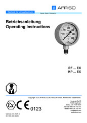 AFRISO KP EX Series Operating Instructions Manual