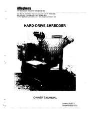Allegheny 8HD7.5 Owner's Manual