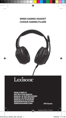 LEXIBOOK HPG10 Series Instruction Manual