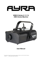 Ayra WSM X Series User Manual