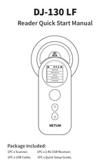 Netum DJ-130 LF Quick Start Manual