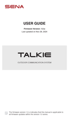 Sena TALKIE User Manual