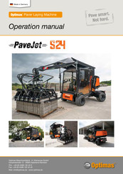 Optimas PaveJet S24 Operation Manual