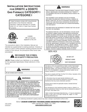 Daikin DR80TC Installation Instructions Manual