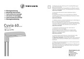 Trilux Cuvia 60 LR ET Series Mounting Instructions
