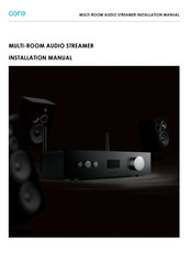 Core Streamer Single Zone Amplifier Installation Manual