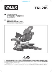 Valex TRL216 Instruction Manual