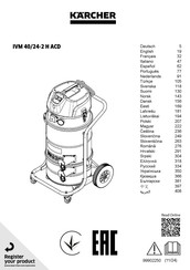 Kärcher IVM 40/24-2 H Manual