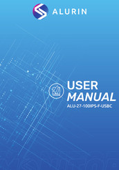 ALURIN ALU-27-100PS-F-USBC User Manual