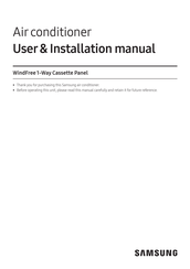 Samsung WindFree User & Installation Manual