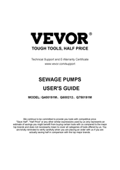 VEVOR Q400191M User Manual