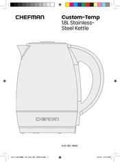 Chefman Custom-Temp RJ11-18D-WMC Manual