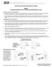 Sdc 2090AH Installation Instructions