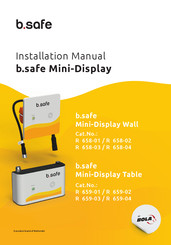 BOHLENDER BOLA b.safe Mini-Display R 658-01 Installation Manual