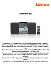 Lenco MC-150 User Manual