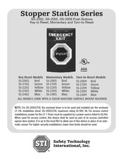 Sti Stopper Station SS-2002 Manual