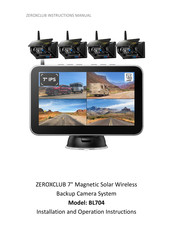 ZEROXCLUB BL704 Installation And Operation Instruction Manual