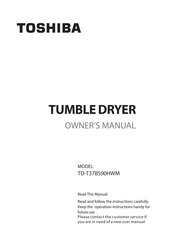 Toshiba TD-T37BS90HWM Owner's Manual