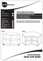 Profile EDUCATION QRU/2 Assembly Instructions Manual