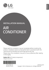 LG ARNH24GK5A4 Installation Manual