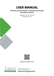 lec medical Laboratory Plus LSFSC280BT-AU-ATEX Operating Instructions Manual