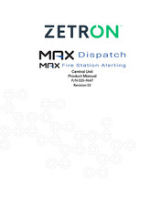 ZETRON Max Dispatch Product Manual