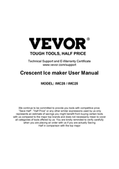 VEVOR IMC20 User Manual