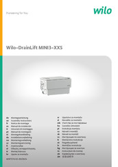 Wilo DrainLift MINI3-XS/WC-EF Assembly Instructions Manual