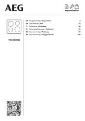 AEG TO74IB00IB User Manual