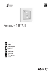 SOMFY Smoove 4 RTS II Instructions Manual