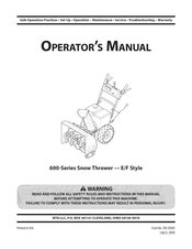 MTD 31AH64FG731 Operator's Manual