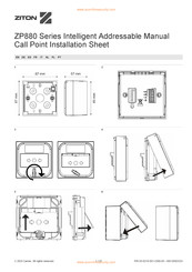 Ziton ZP886R-TSKIT Installation Sheet