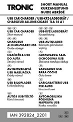 Tronic TLA 18 A1 Short Manual