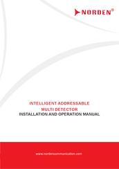 Norden NFA-T01MD Installation And Operation Manual