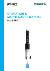 ViscoTec preeflow eco-SPRAY Operation & Maintenance Manual
