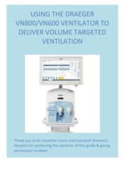 Draeger Babylog VN800 Using Manual