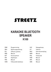 Streetz 6612080 Manual