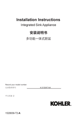 Kohler K-31354T-NA Installation Instructions Manual