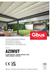 Gibus AZIMUT Use And Maintenance Manual