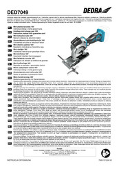DEDRA DED7049 Instruction Manual