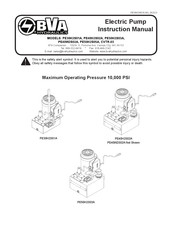 BVA Hydraulics PE40W2S02A Instruction Manual