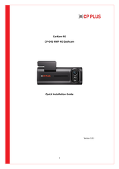CP Plus CarKam CP-G41 Quick Installation Manual