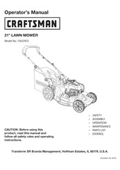 Craftsman 154.37472 Operator's Manual