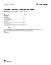 Rockwell Automation Allen-Bradley 1734-IR2K Installation Instructions Manual