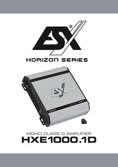 ESX HXE1000.1D Manual