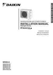 Daikin 4MXM36AVJU9 Installation Manual