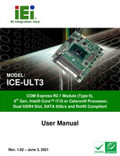 IEI Technology ICE-ULT3-C User Manual